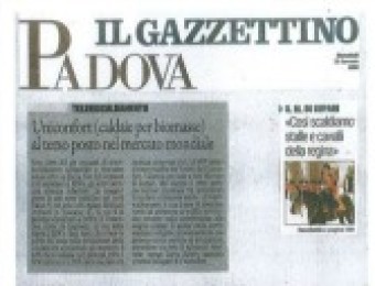 Il Gazzettino per Uniconfort 25 Gennaio 2012